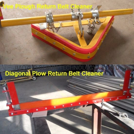 Diagonal Plow Belt Cleaner Reversible Tail Cleaner Scraper